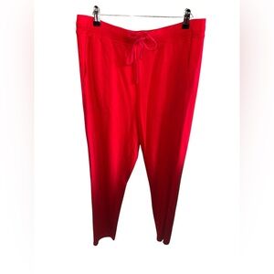 Vibrant Red Jogger Pants Super Soft Material 34”
waist Loungewear Pajamas 1 PC